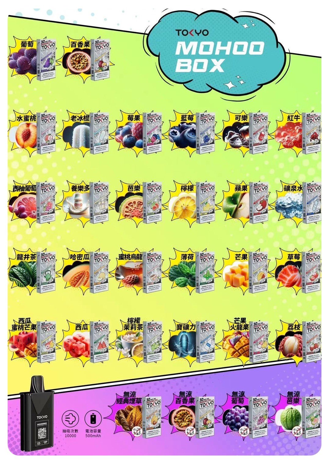 TOKYO MOHOO BOX 魔盒煙彈 日本熱銷品牌 臺灣電子煙商店